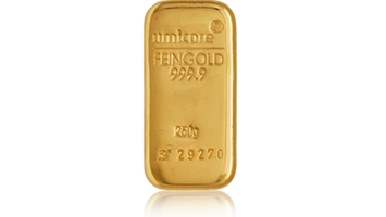 250 Gramm Goldbarren